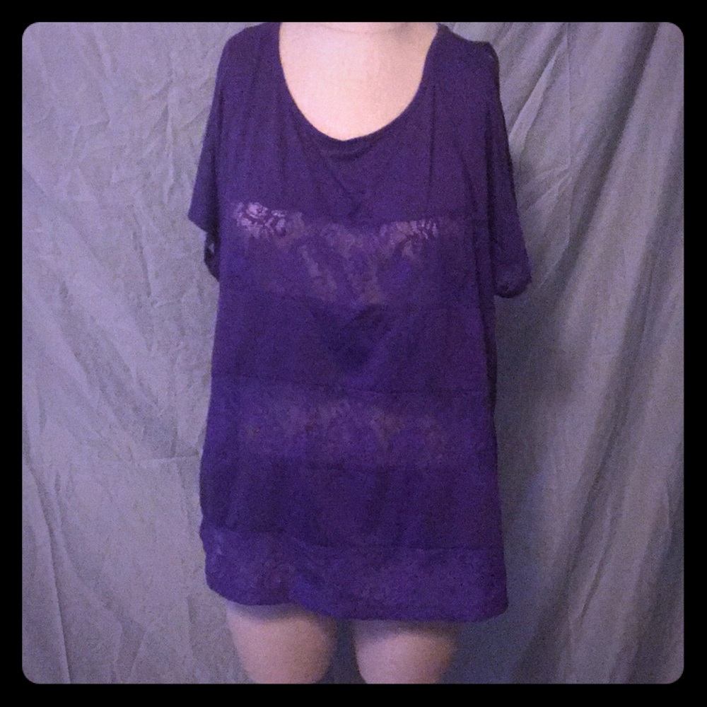 Purple Lane Bryant Top